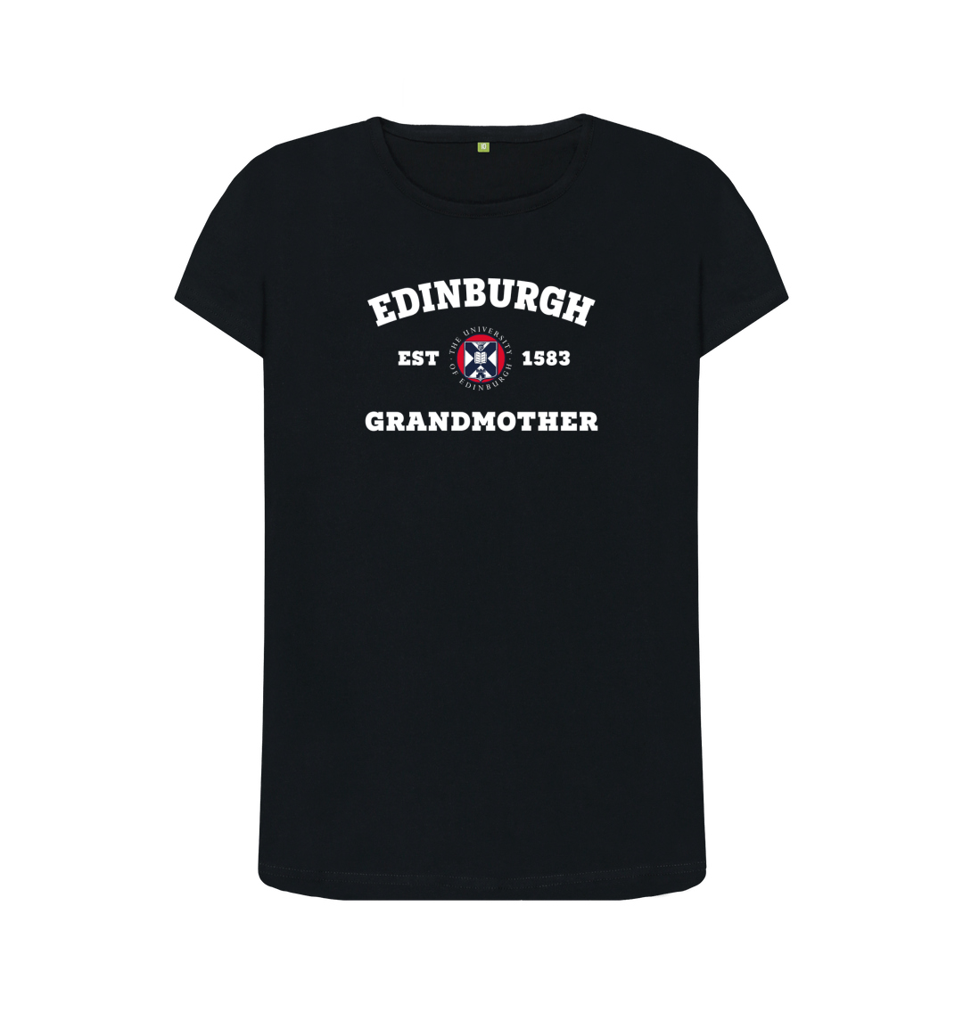 Black Printed T-shirt Front