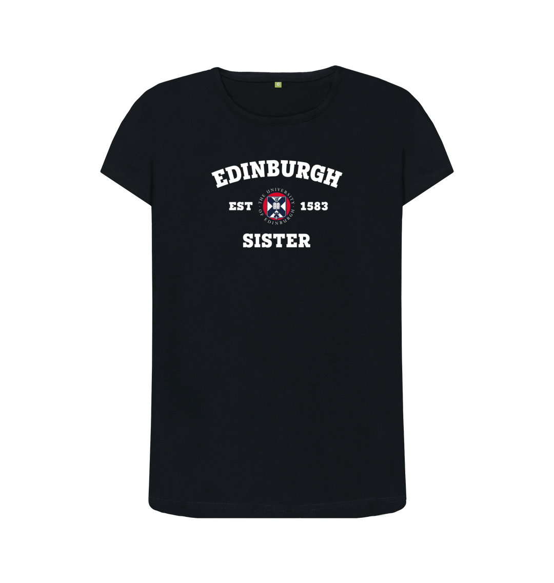 Black Printed T-shirt Front