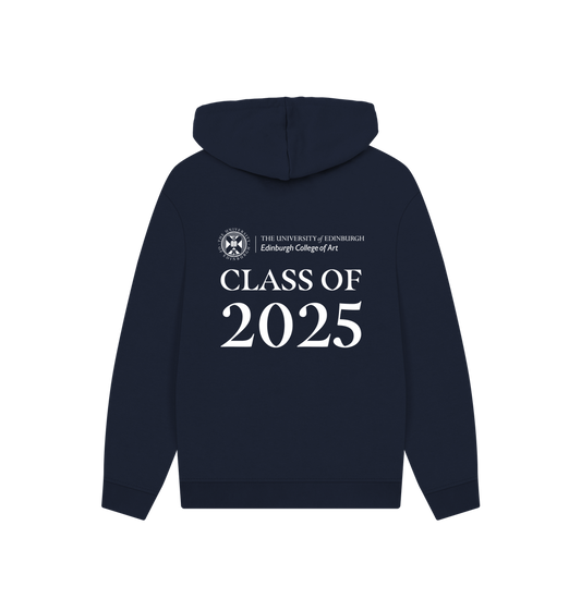 Navy Printed Hoody
