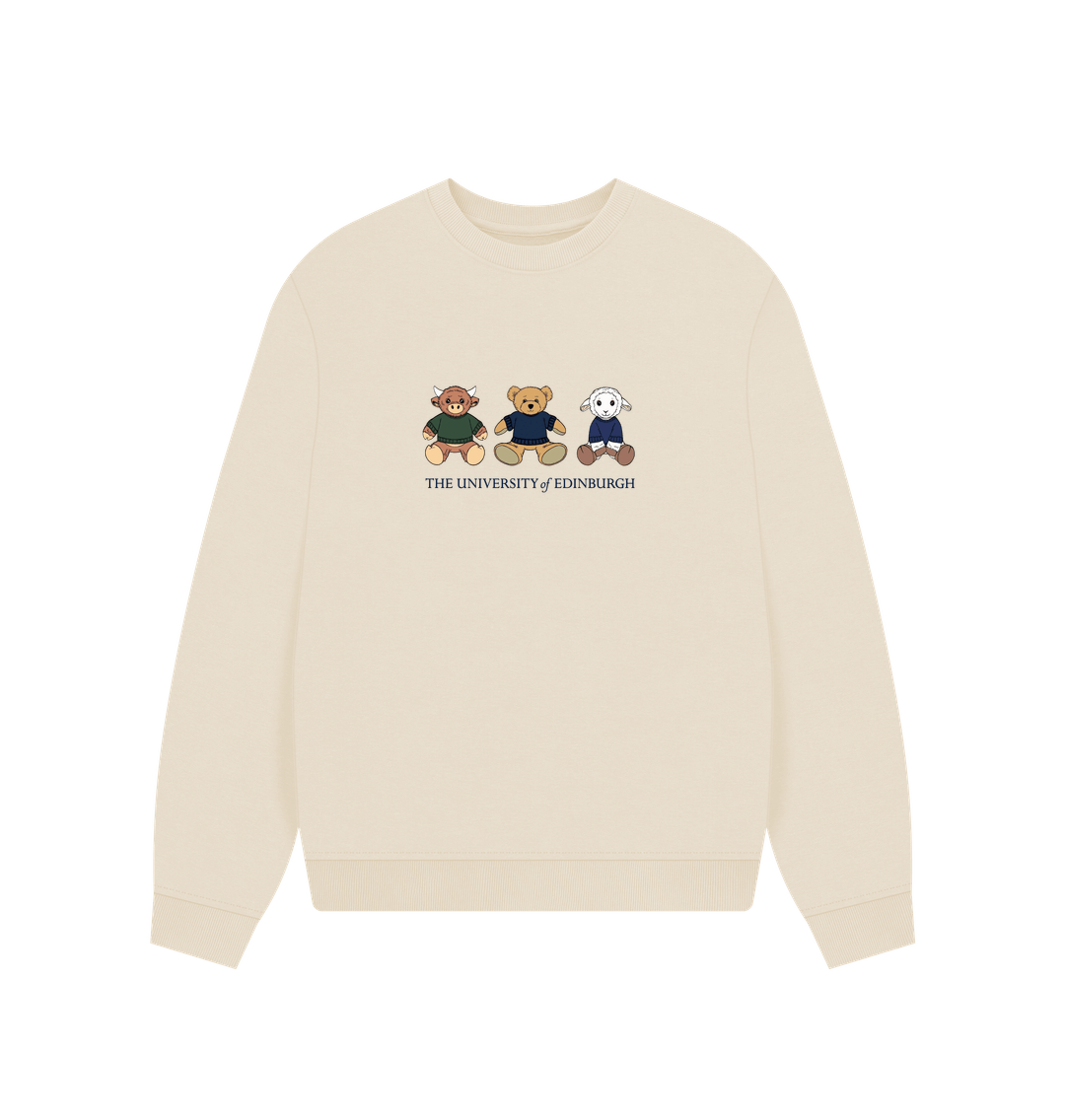 Oat Edinbear & Friends Women's Oversized Sweatshirt