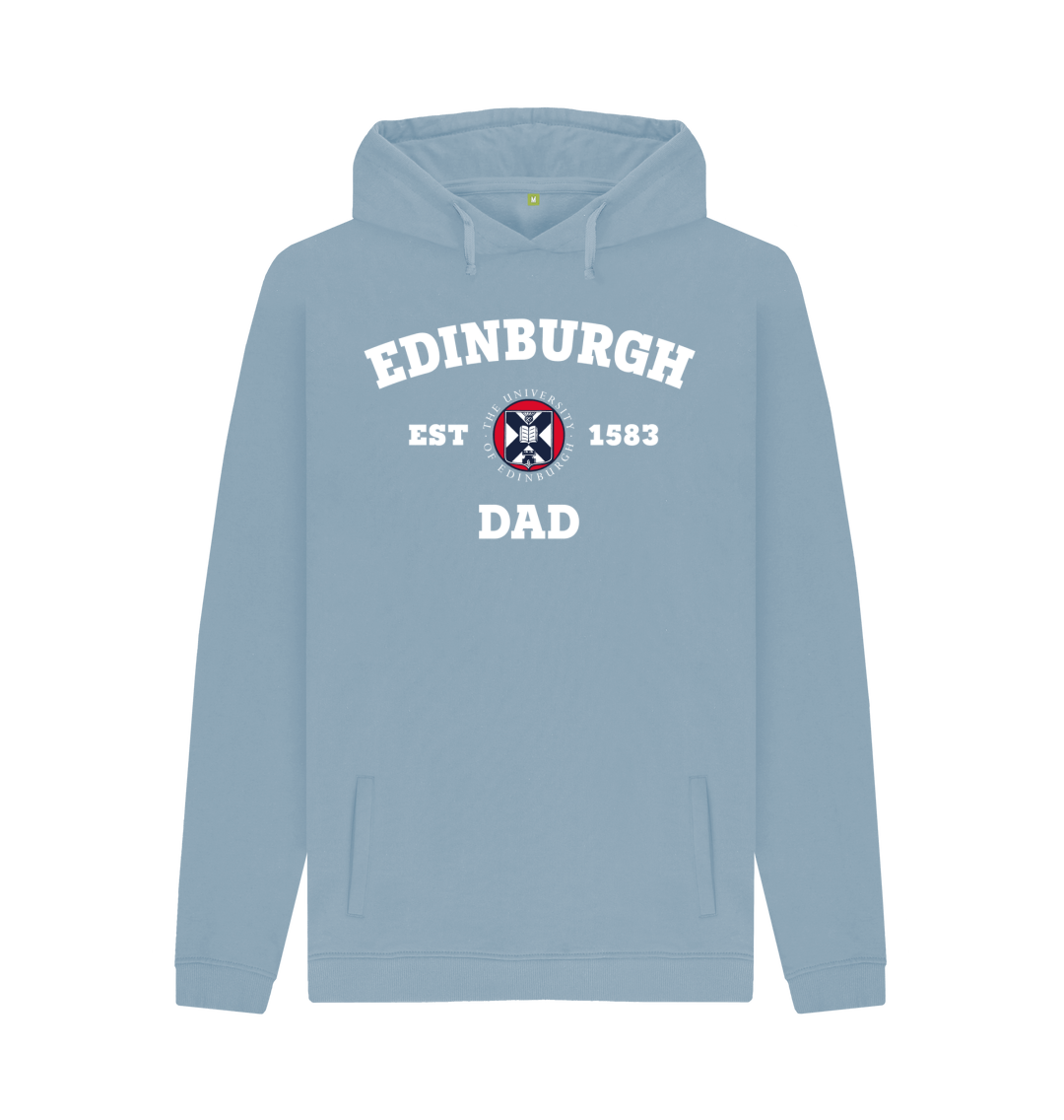 Stone Blue Printed Hoody Front