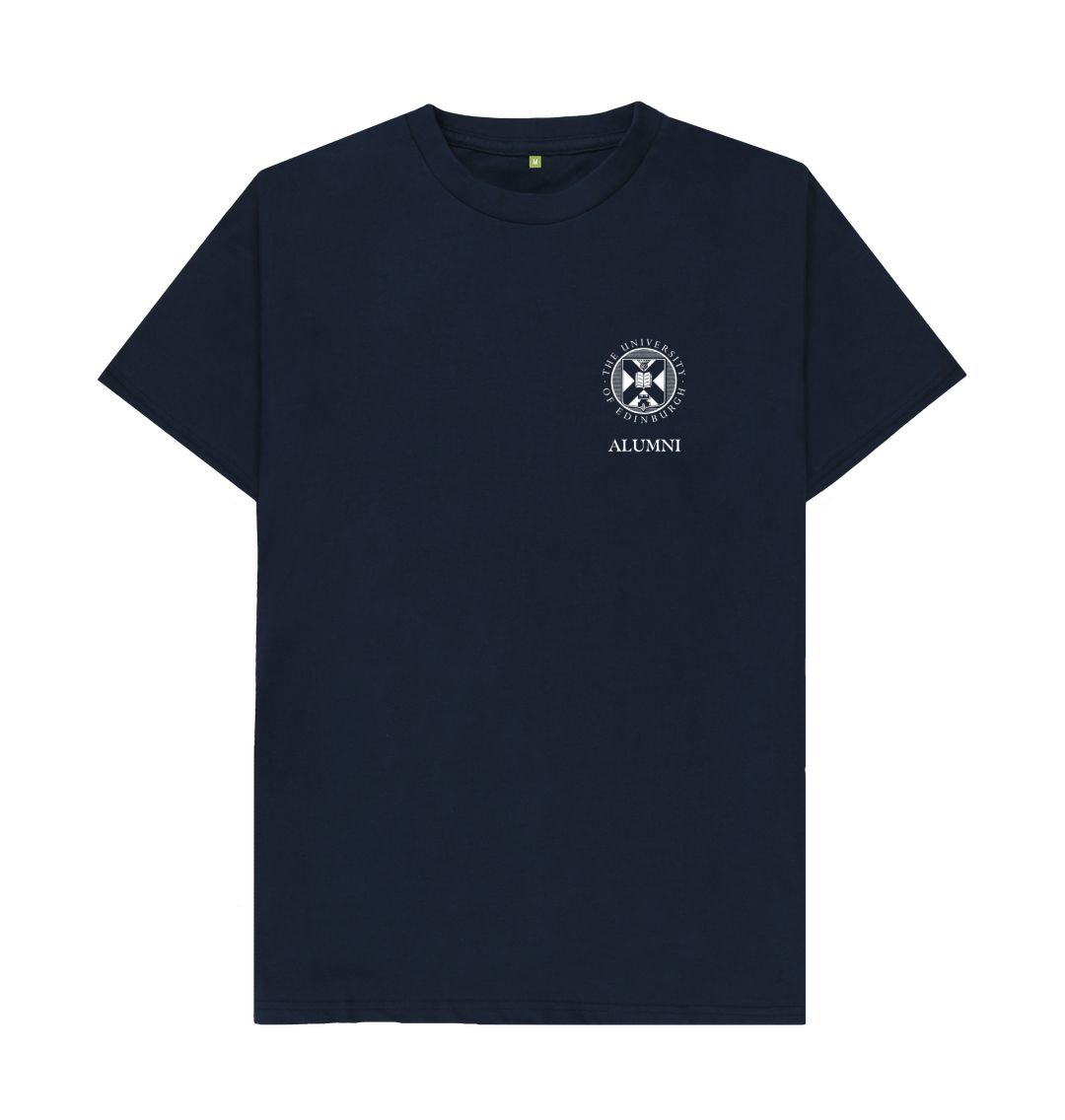 Navy Blue Alumni Small Crest T-Shirt