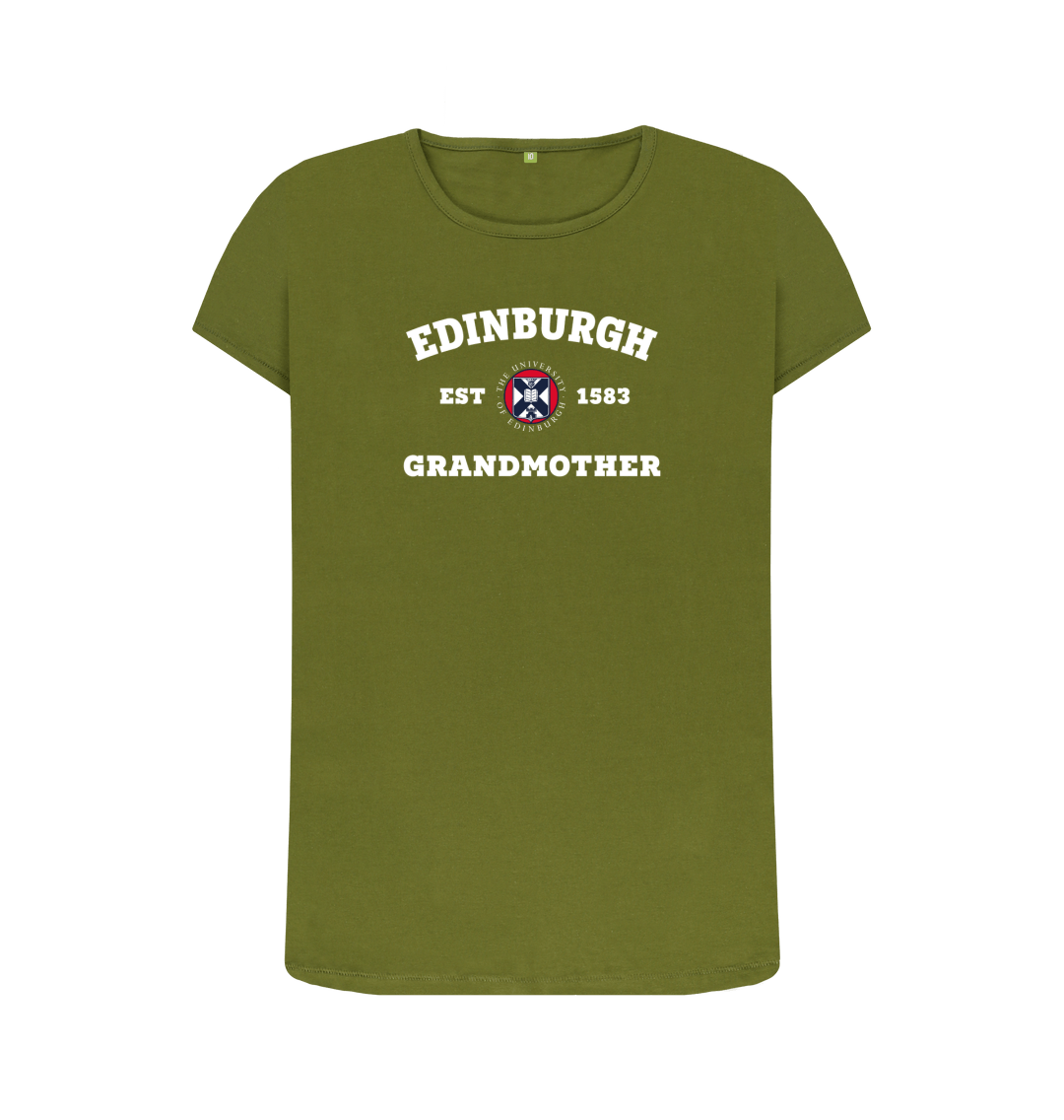 Moss Green Printed T-shirt Front