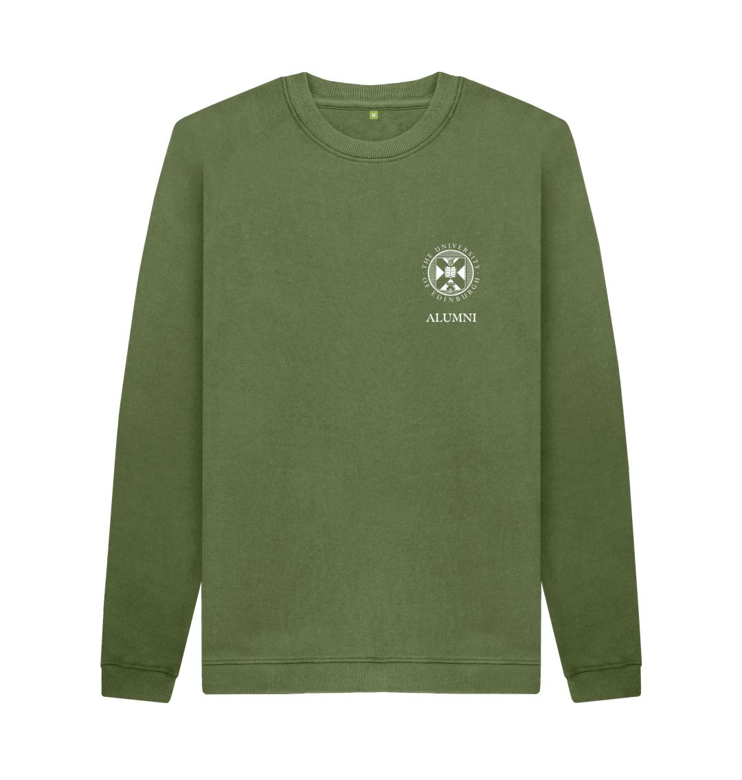 Khaki Alumni Small Crest Sweatshirt
