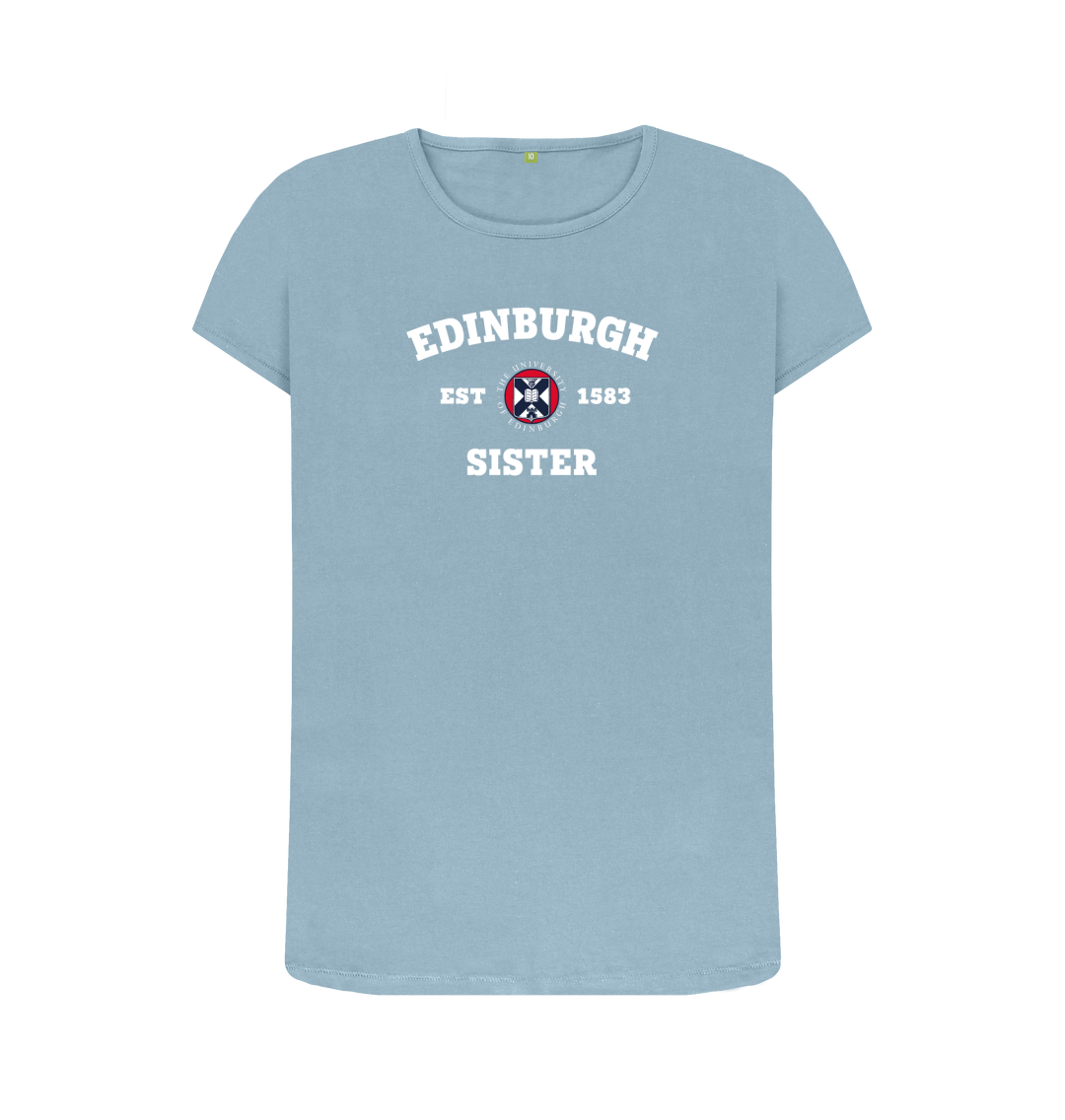 Stone Blue Printed T-shirt Front