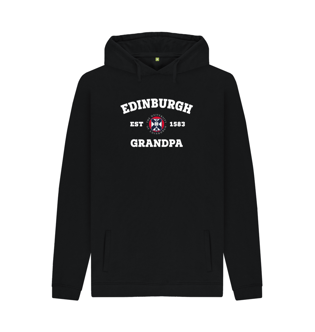 Black Printed Hoody Front