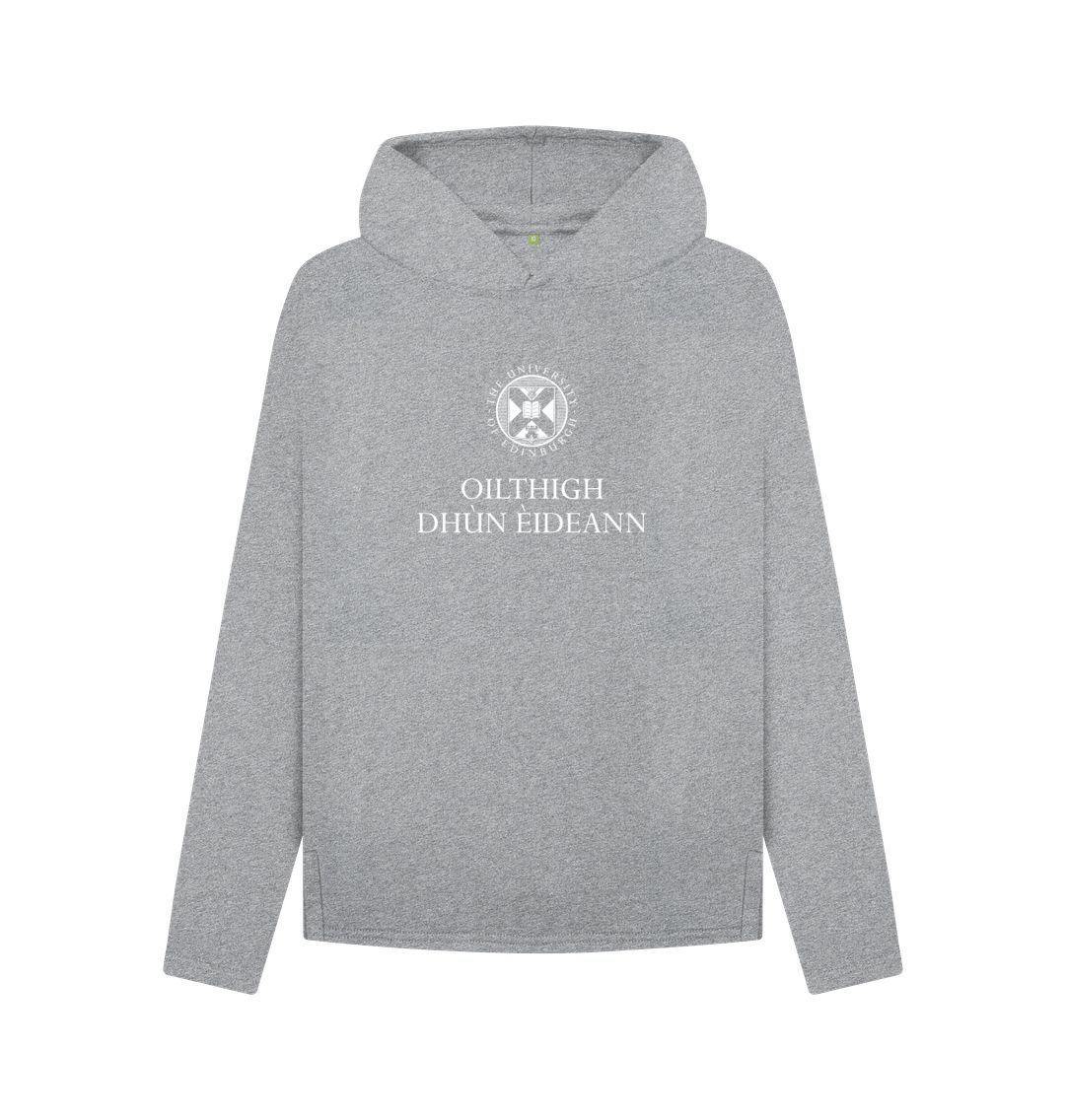 Athletic Grey Women's Gaelic Logo Relaxed Fit Hoodie