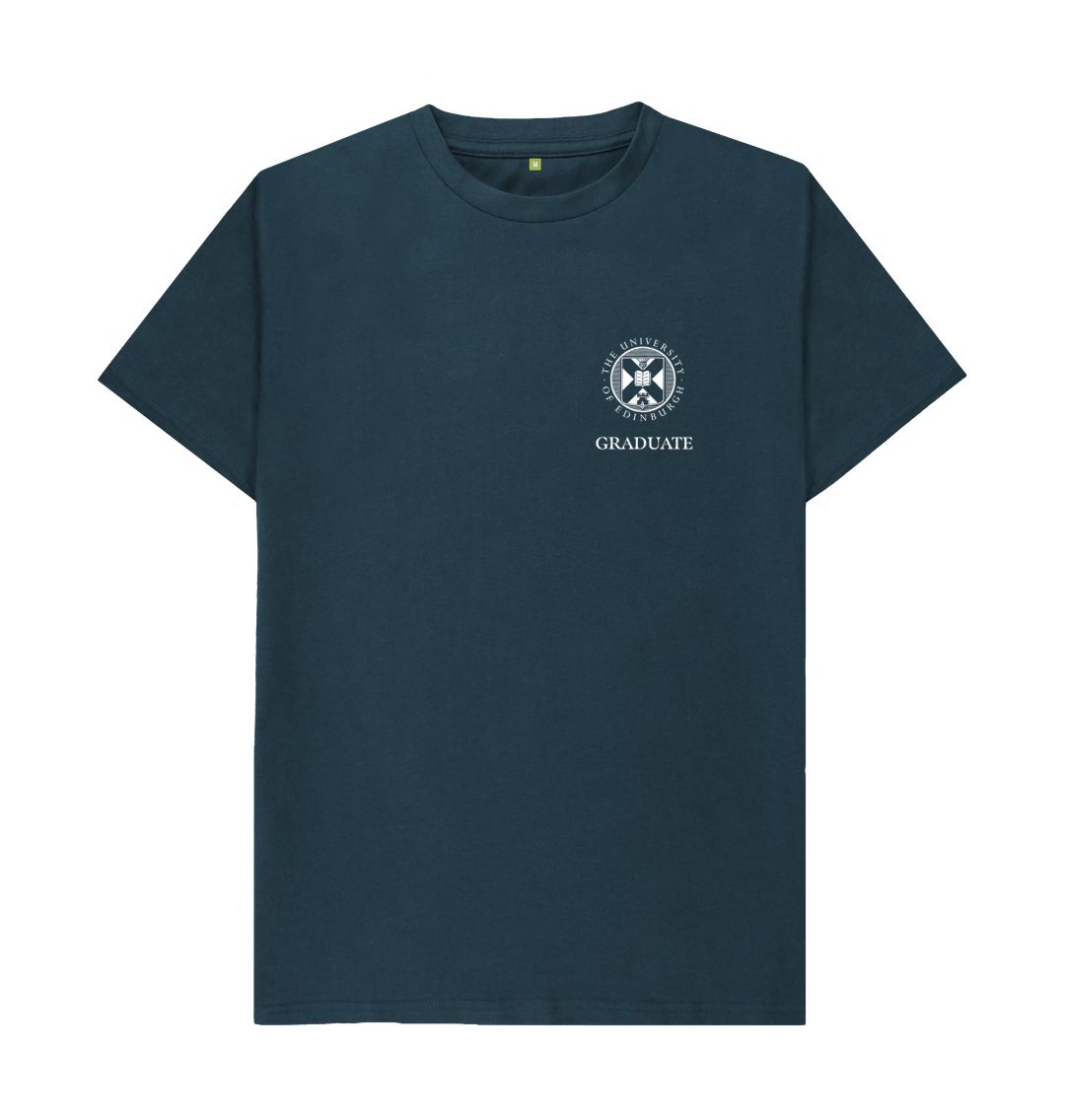 Denim Blue Graduate Small Crest T-Shirt