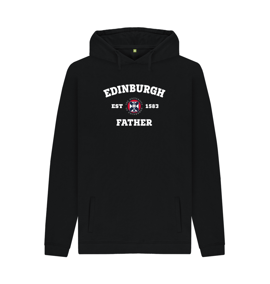 Black Printed Hoody Front