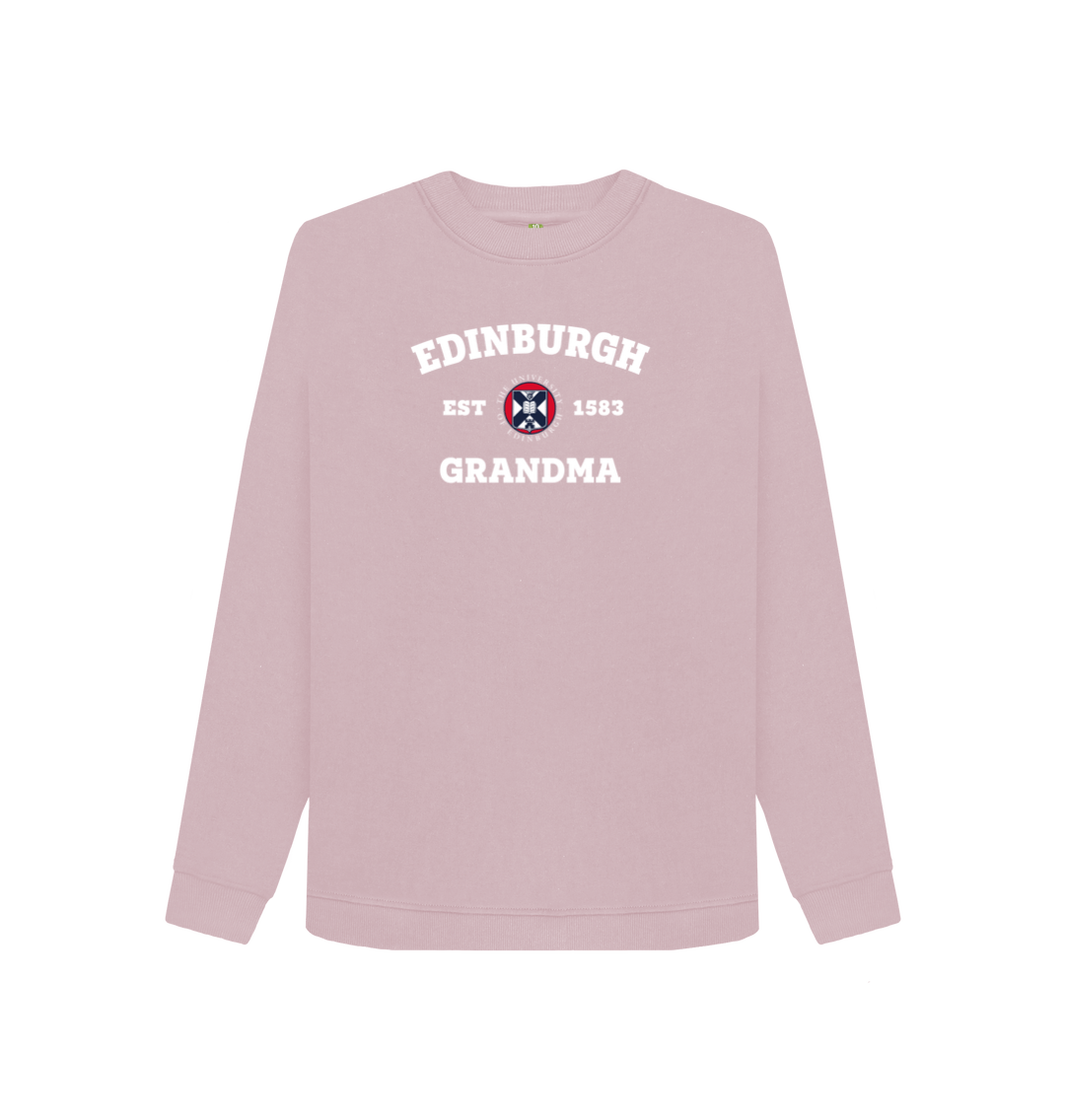 Mauve Printed Sweater Front