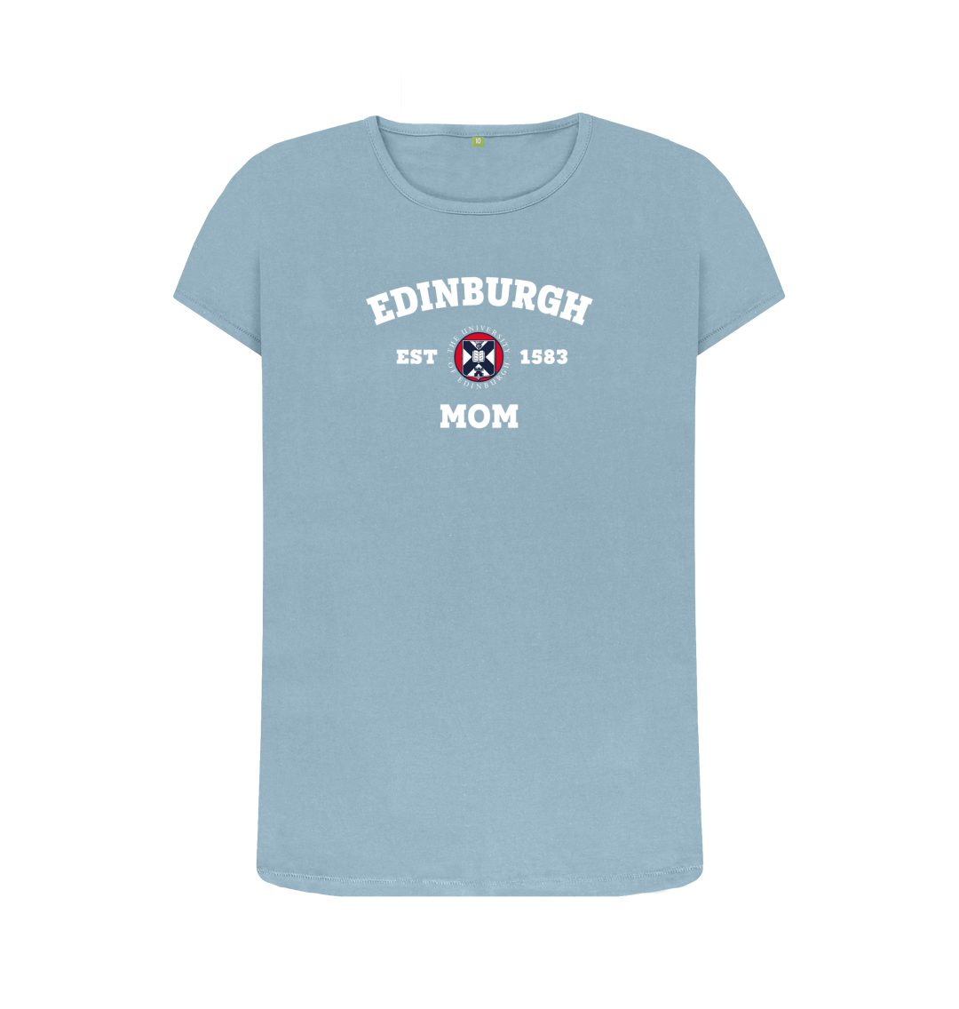 Stone Blue Printed T-shirt Front