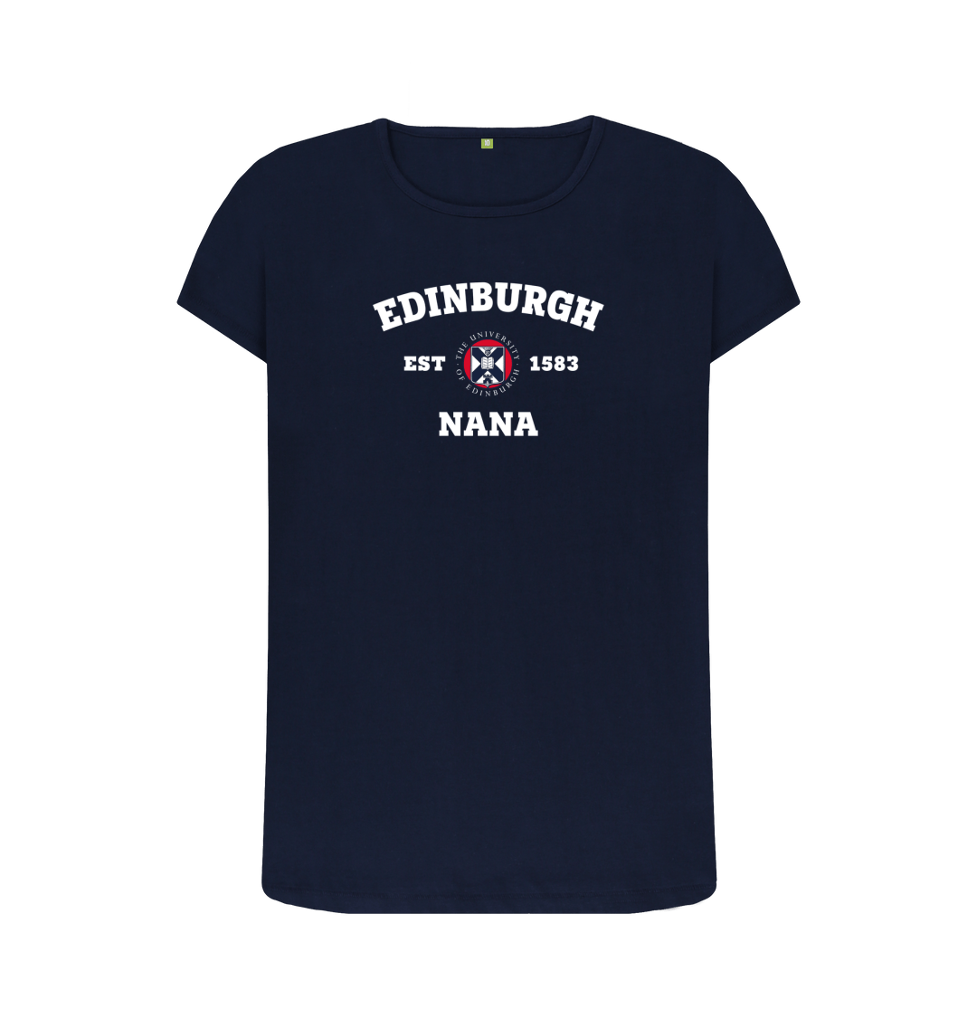 Navy Blue Printed T-shirt Front