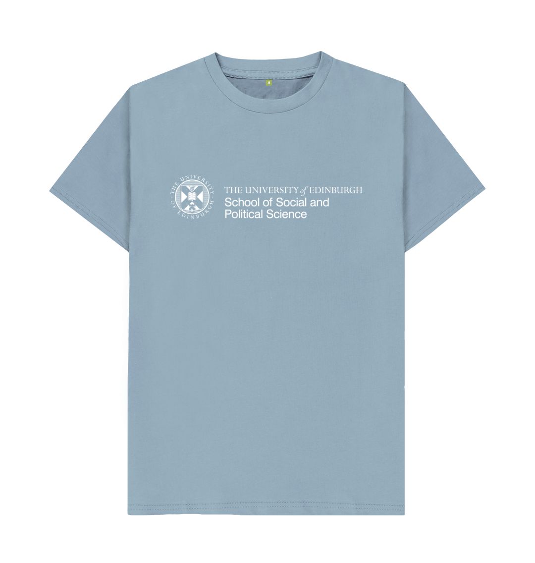 Stone Blue School of Social and Political Science T-Shirt