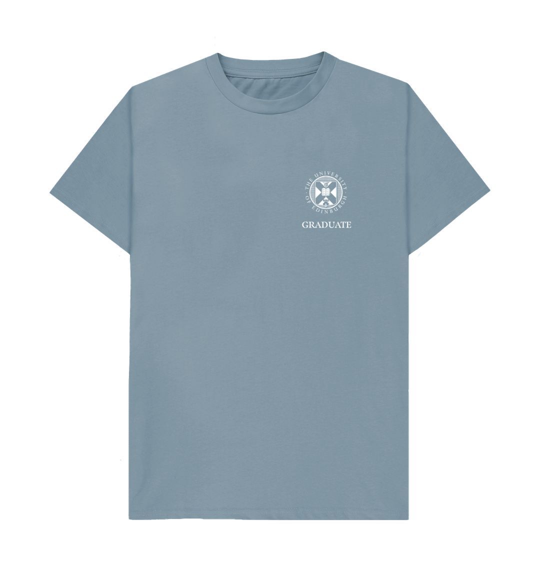 Stone Blue Graduate Small Crest T-Shirt