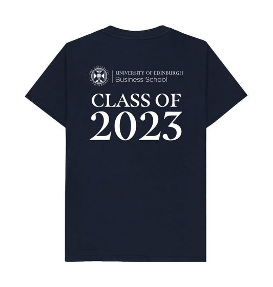Navy Blue Business School 'Class Of' Graduate T-Shirt
