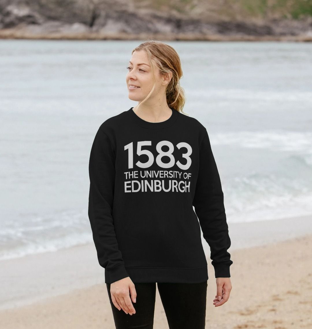 Model wears Black 1583 Classic Sweatshirt