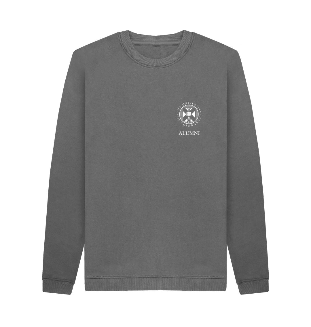 Slate Grey Alumni Small Crest Sweatshirt