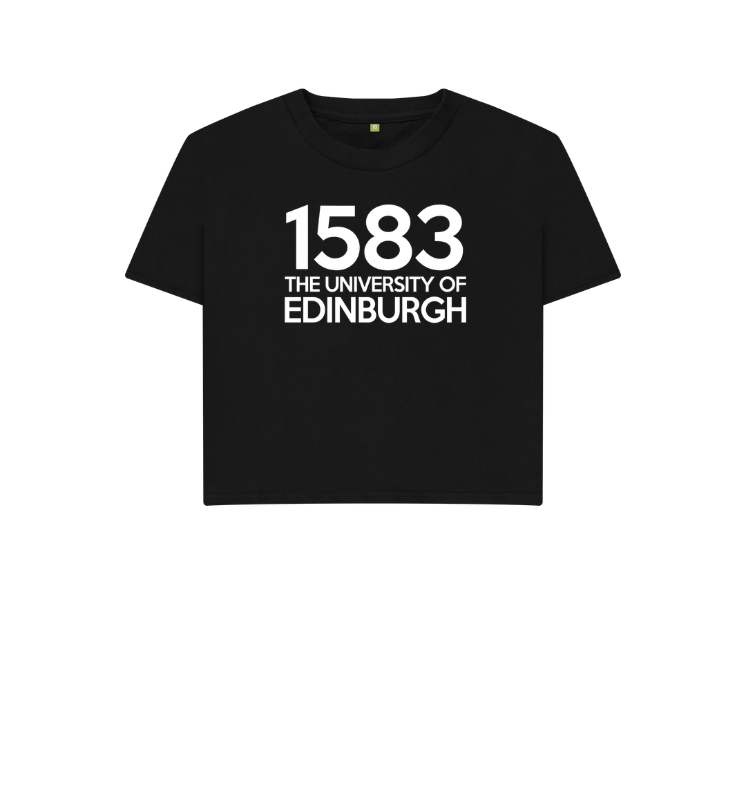 Black Printed T-shirt Front