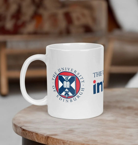 White School of Informatics with multi-colour printed University crest and logo