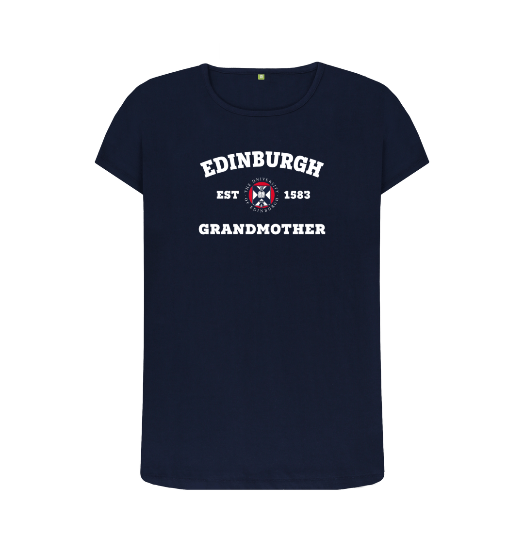 Navy Blue Printed T-shirt Front