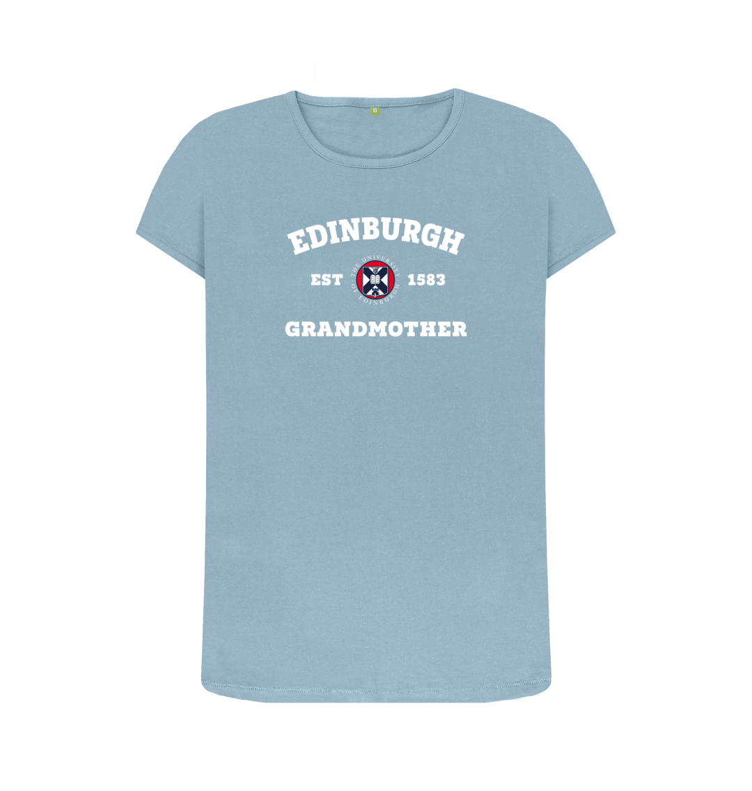 Stone Blue Printed T-shirt Front