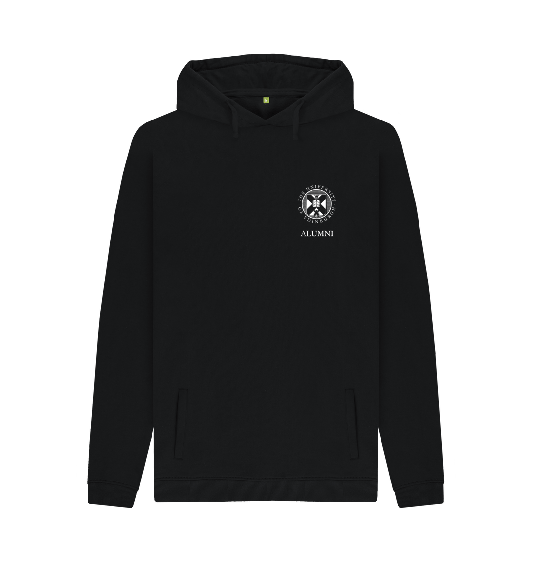 Black Printed Hoody Front