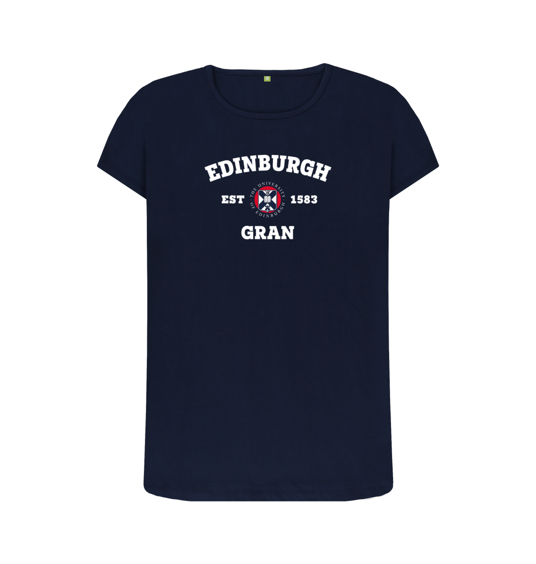 Navy Blue Printed T-shirt Front