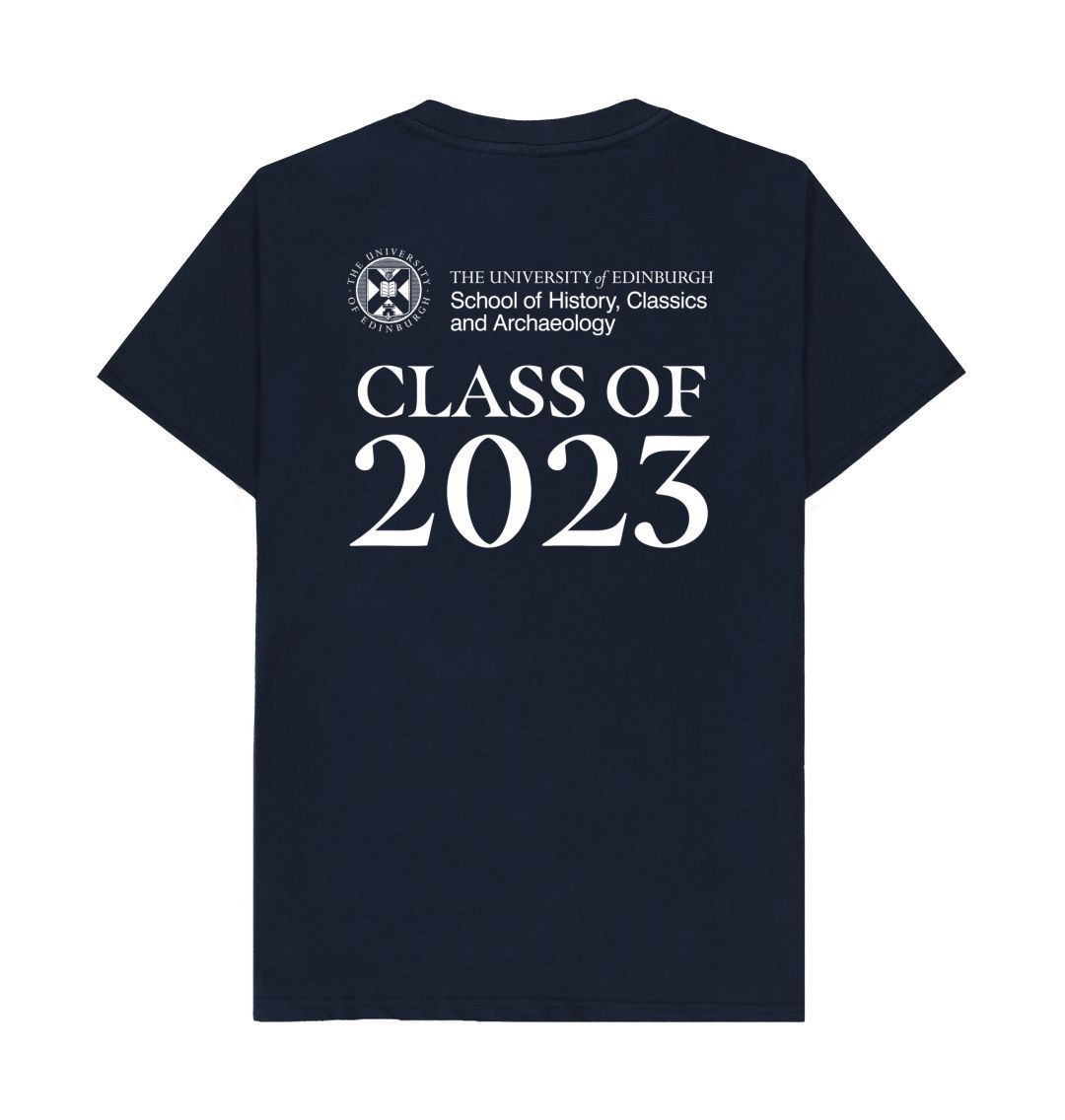 Navy Blue History, Classics and Archaeology 'Class Of' Graduate T-Shirt