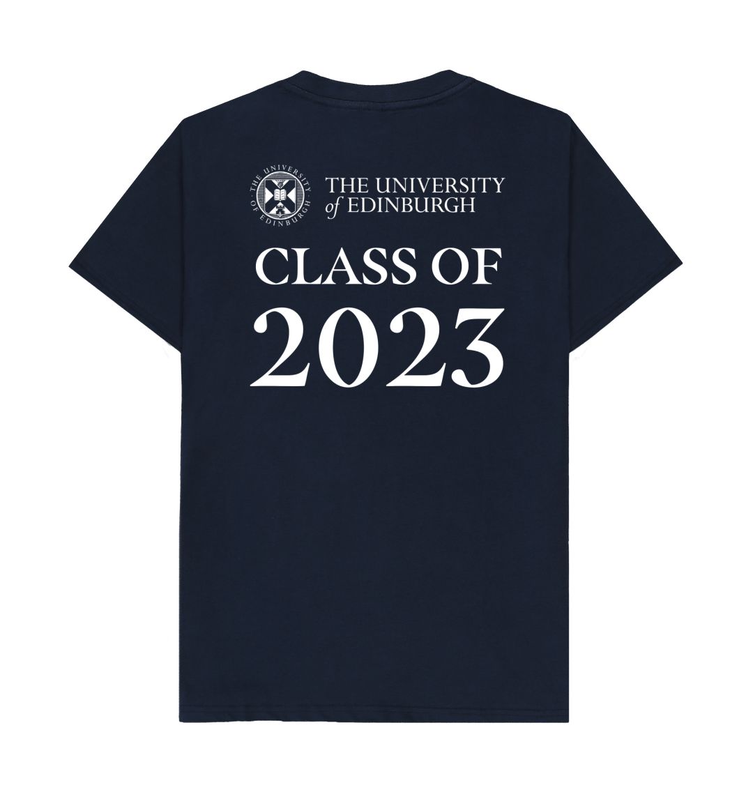 Back of Navy Blue Class of 2023 T-Shirt
