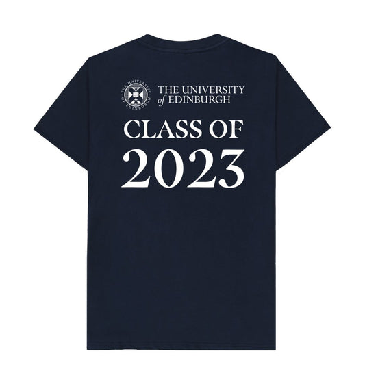 Back of Navy Blue Class of 2023 T-Shirt