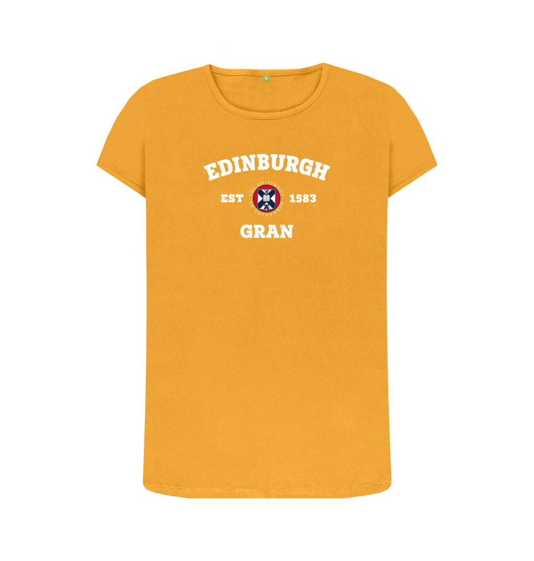 Mustard Printed T-shirt Front