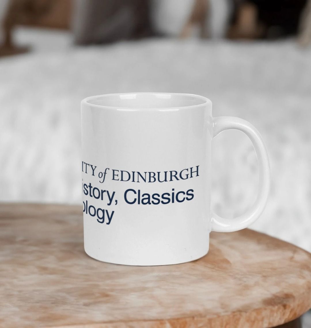 White School of History, Classics and Archaeology Mug with multi-colour printed University crest and logo