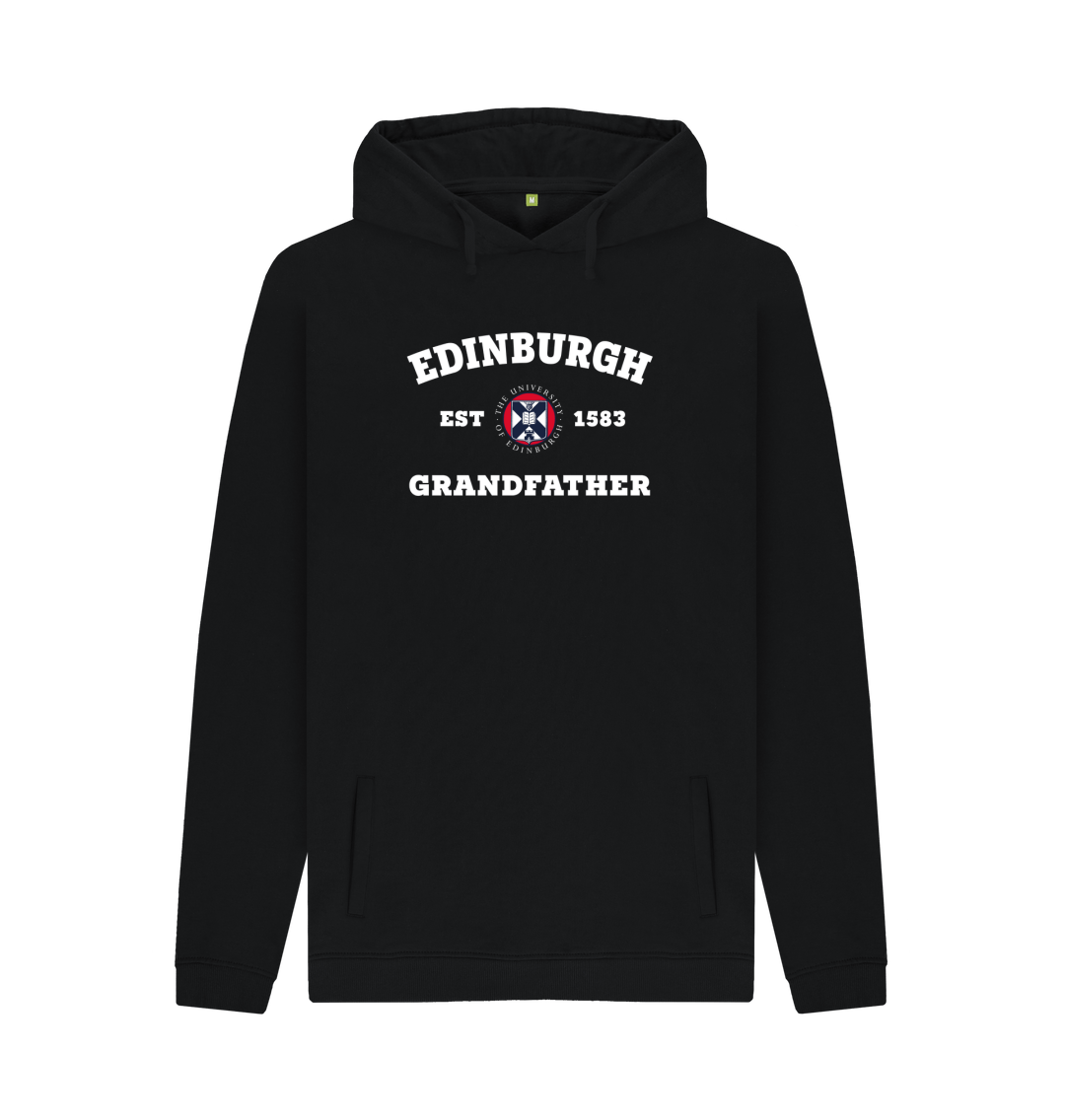 Black Printed Hoody Front