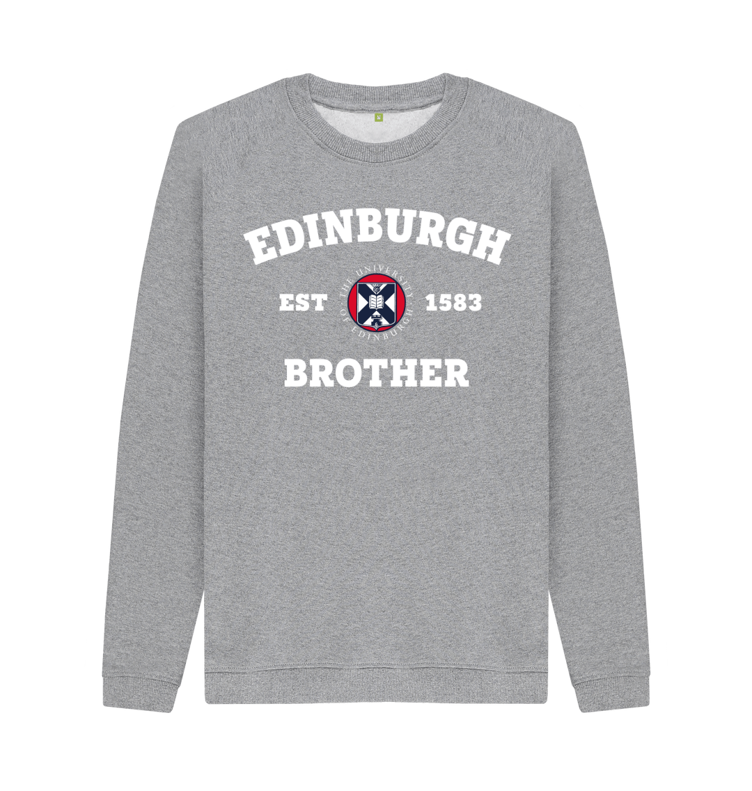 Light Heather Printed Sweater Front