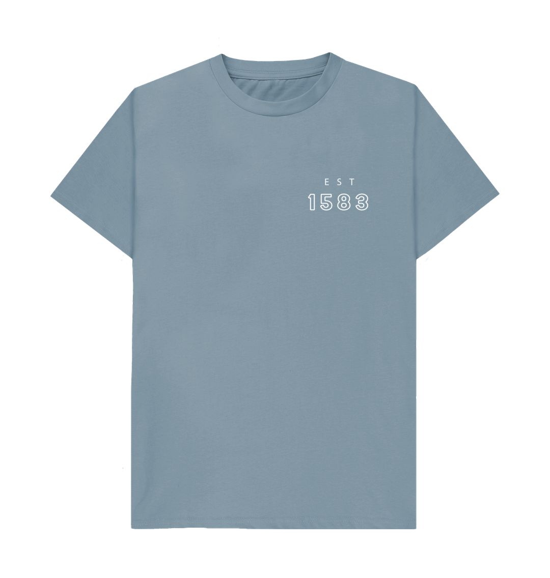 Stone Blue New College Coordinates Design T-Shirt