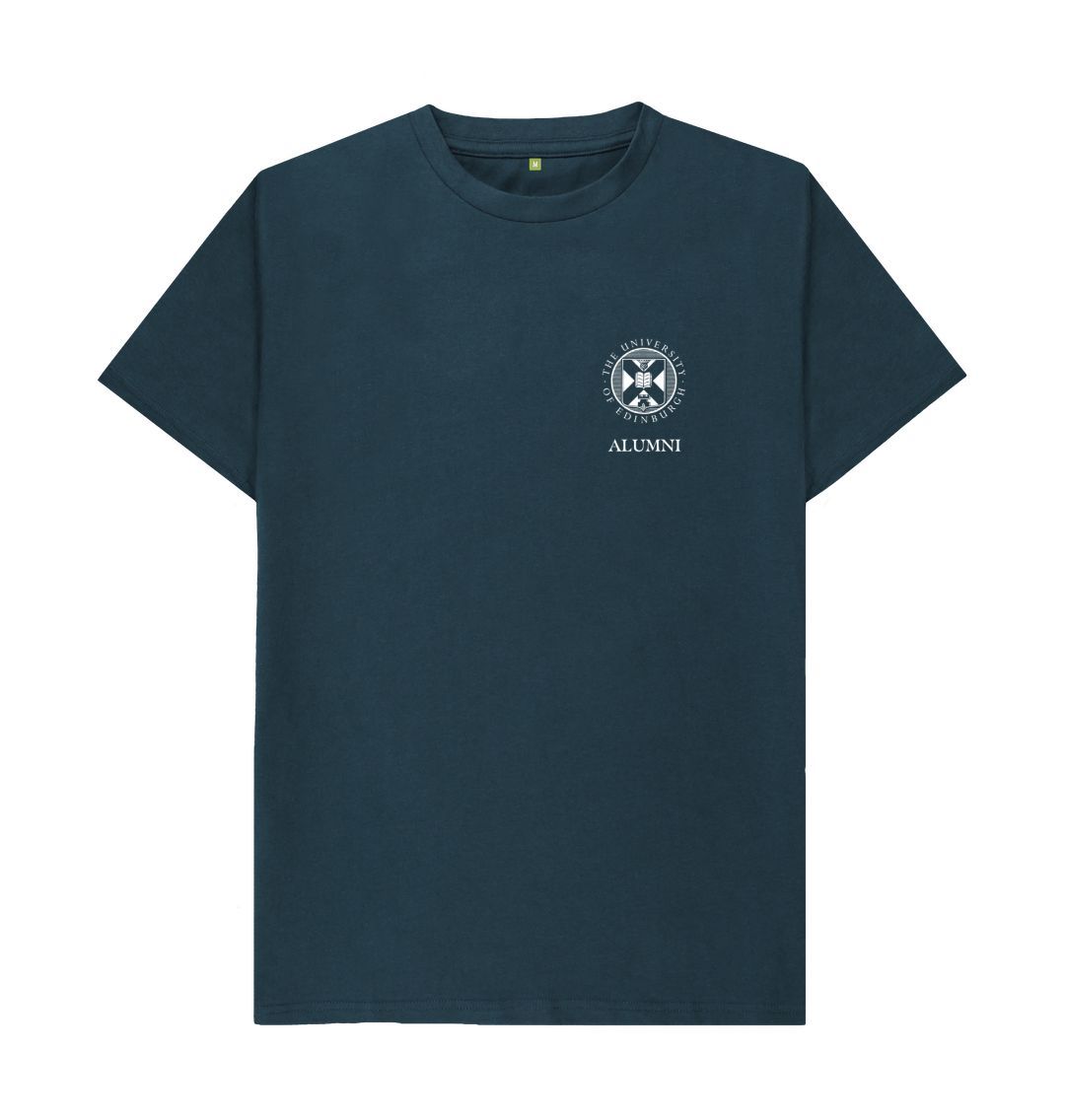 Denim Blue Alumni Small Crest T-Shirt