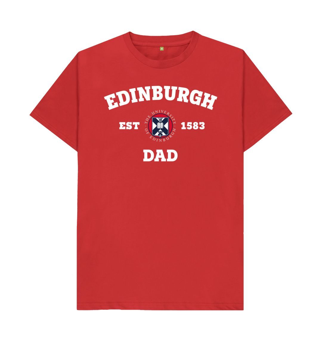 Red Edinburgh Dad T-Shirt
