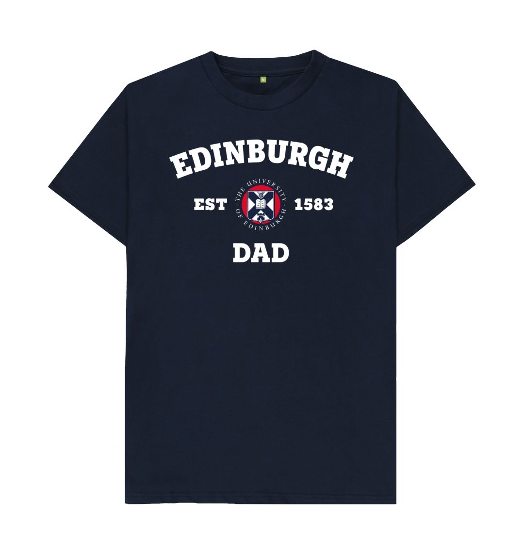 Navy Blue Edinburgh Dad T-Shirt