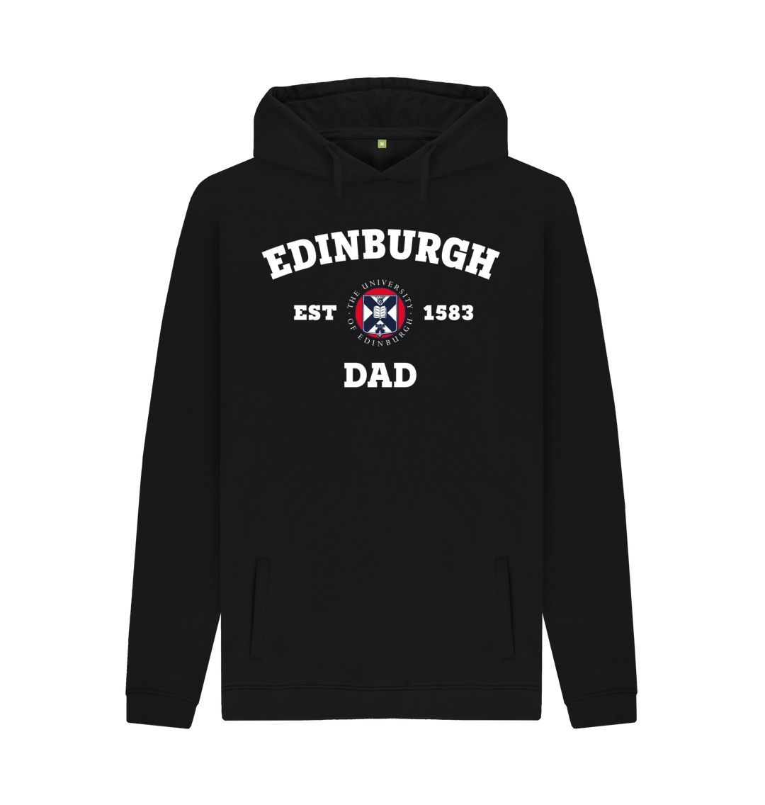 Black Edinburgh Dad Hoodie