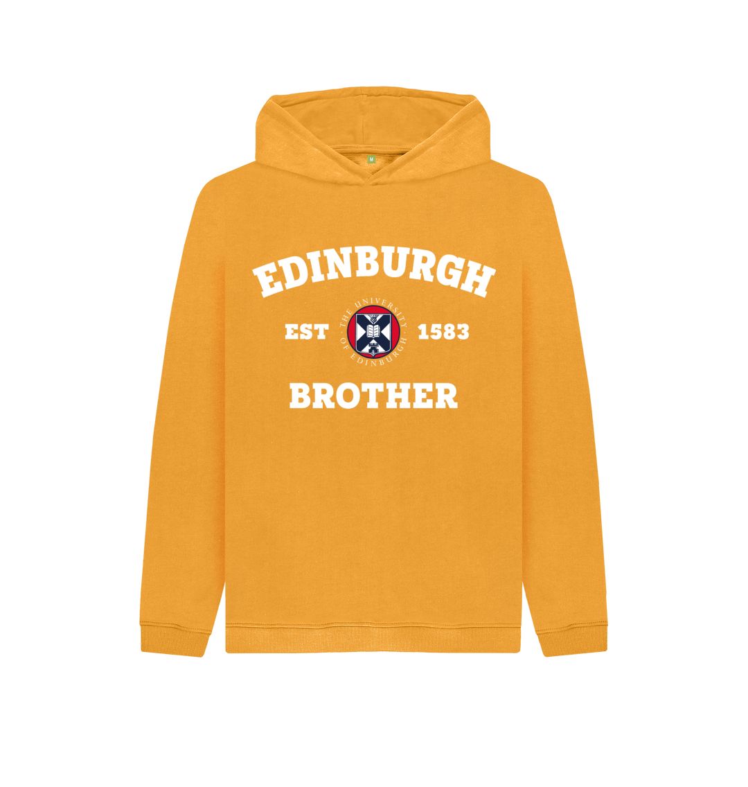 Mustard Edinburgh Brother Kids Hoodie 1