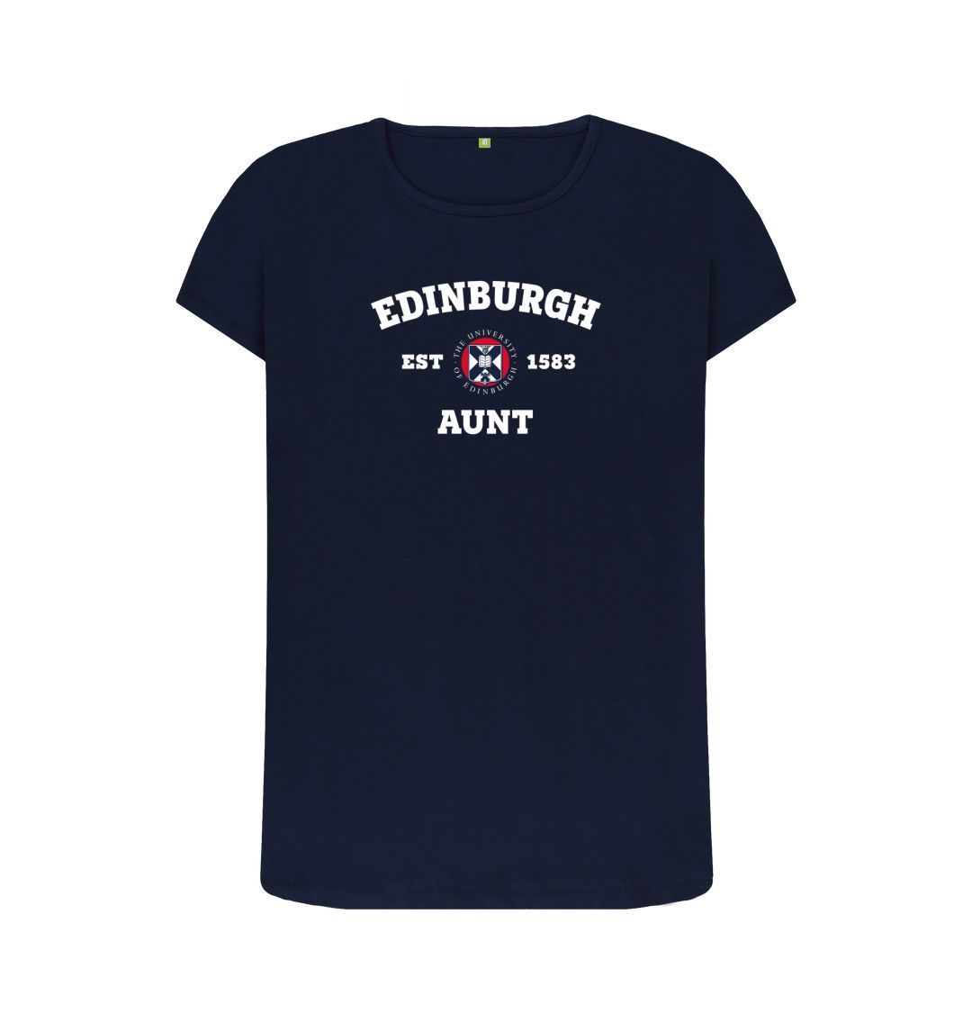Navy Blue Edinburgh Aunt T-shirt
