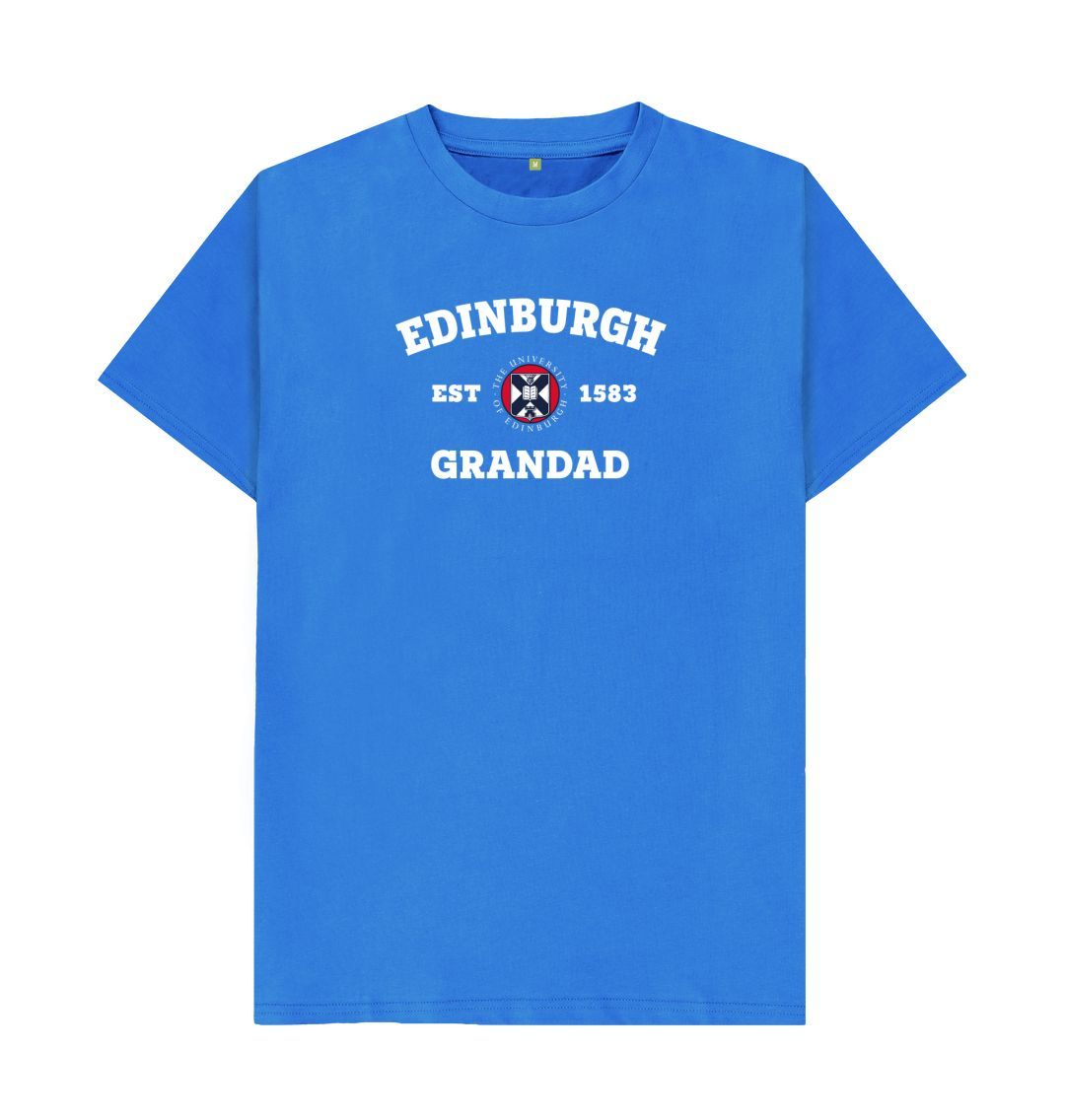 Bright Blue Edinburgh Grandad T-Shirt