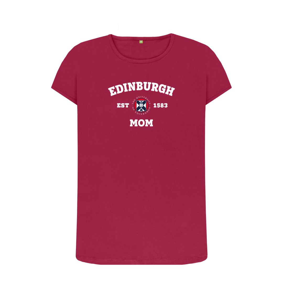 Cherry Edinburgh Mom T-Shirt