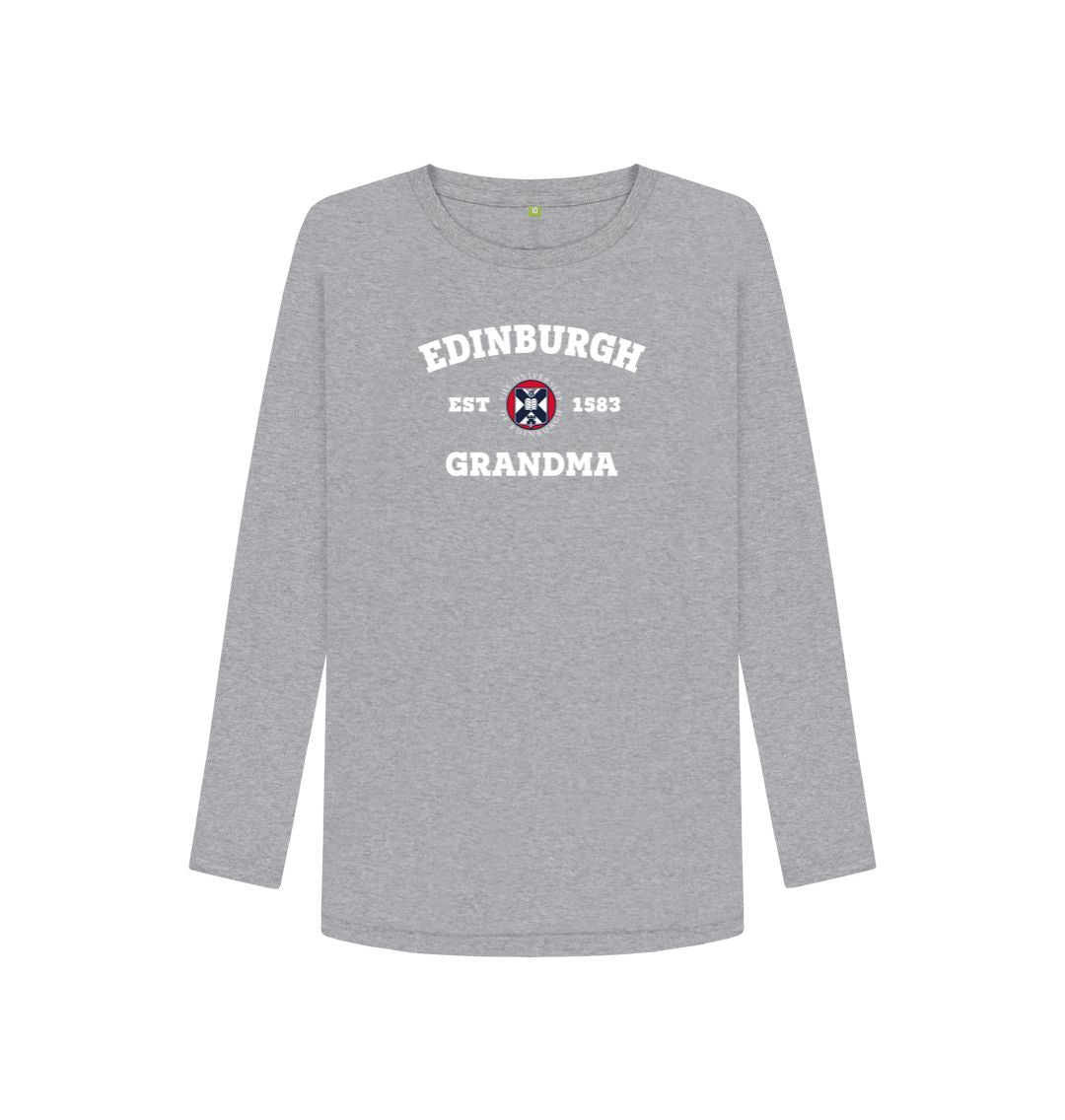 Athletic Grey Edinburgh Grandma Long Sleeved T-shirt