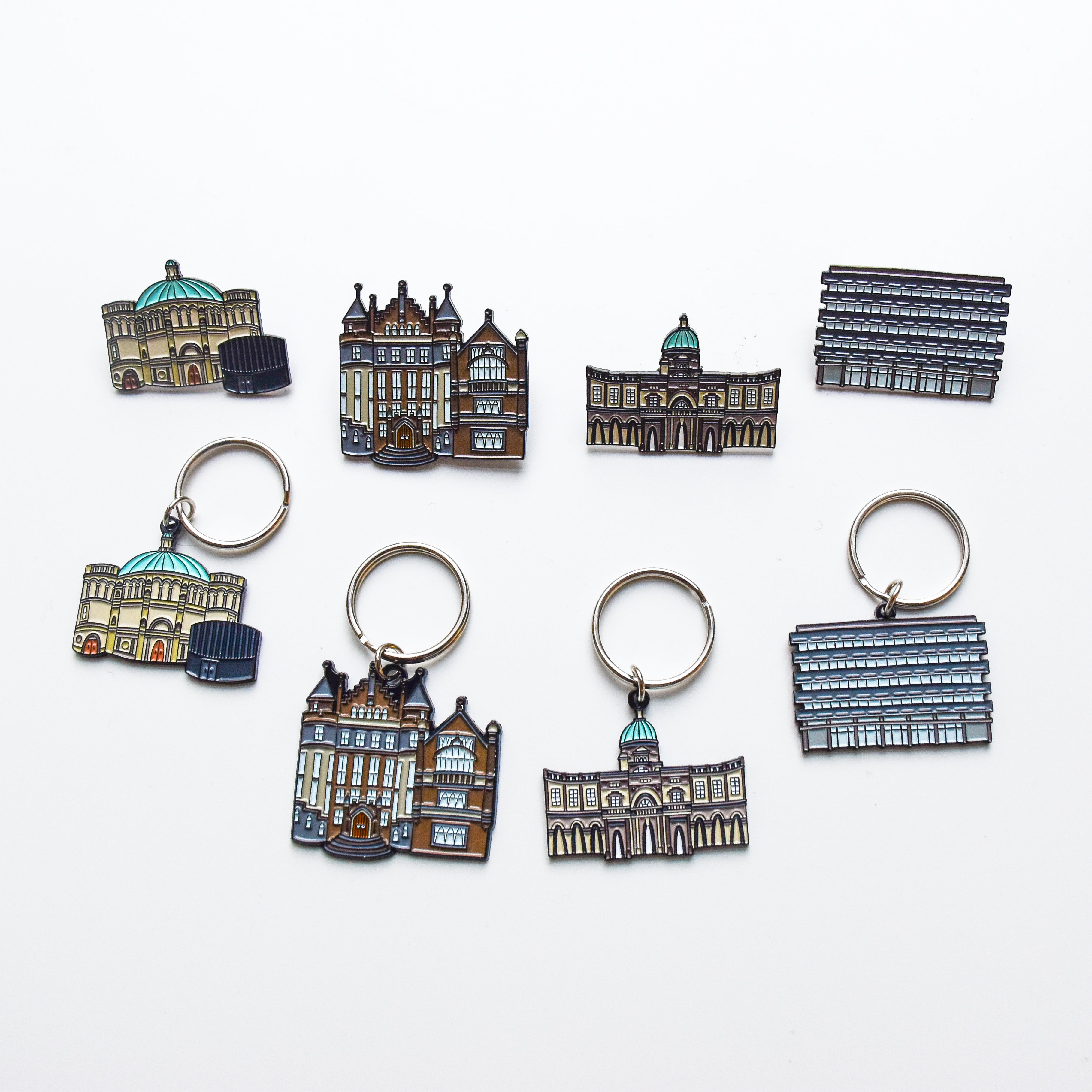 Souvenir keyrings on sale