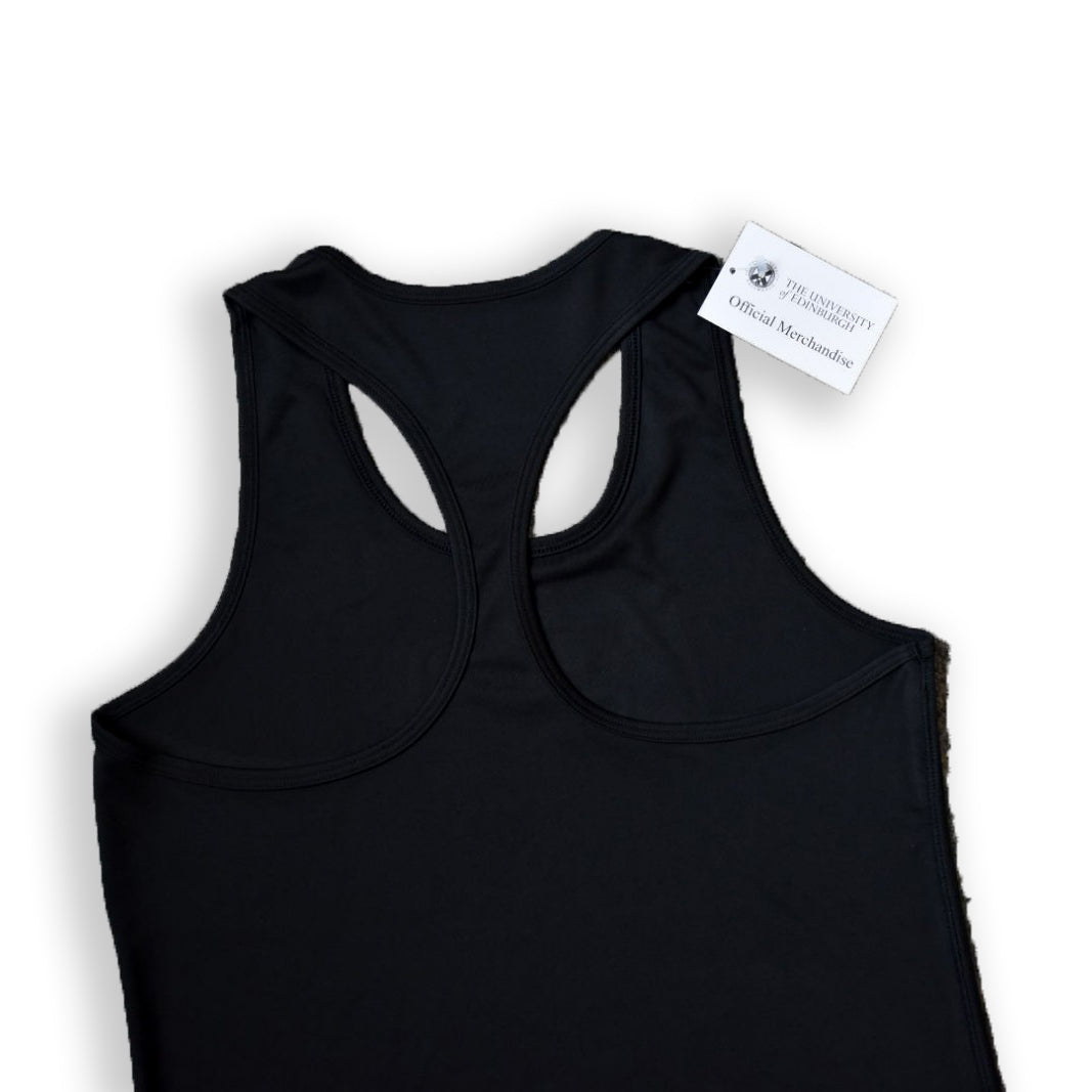 Recycled Women's Fit Sports Vest in Black