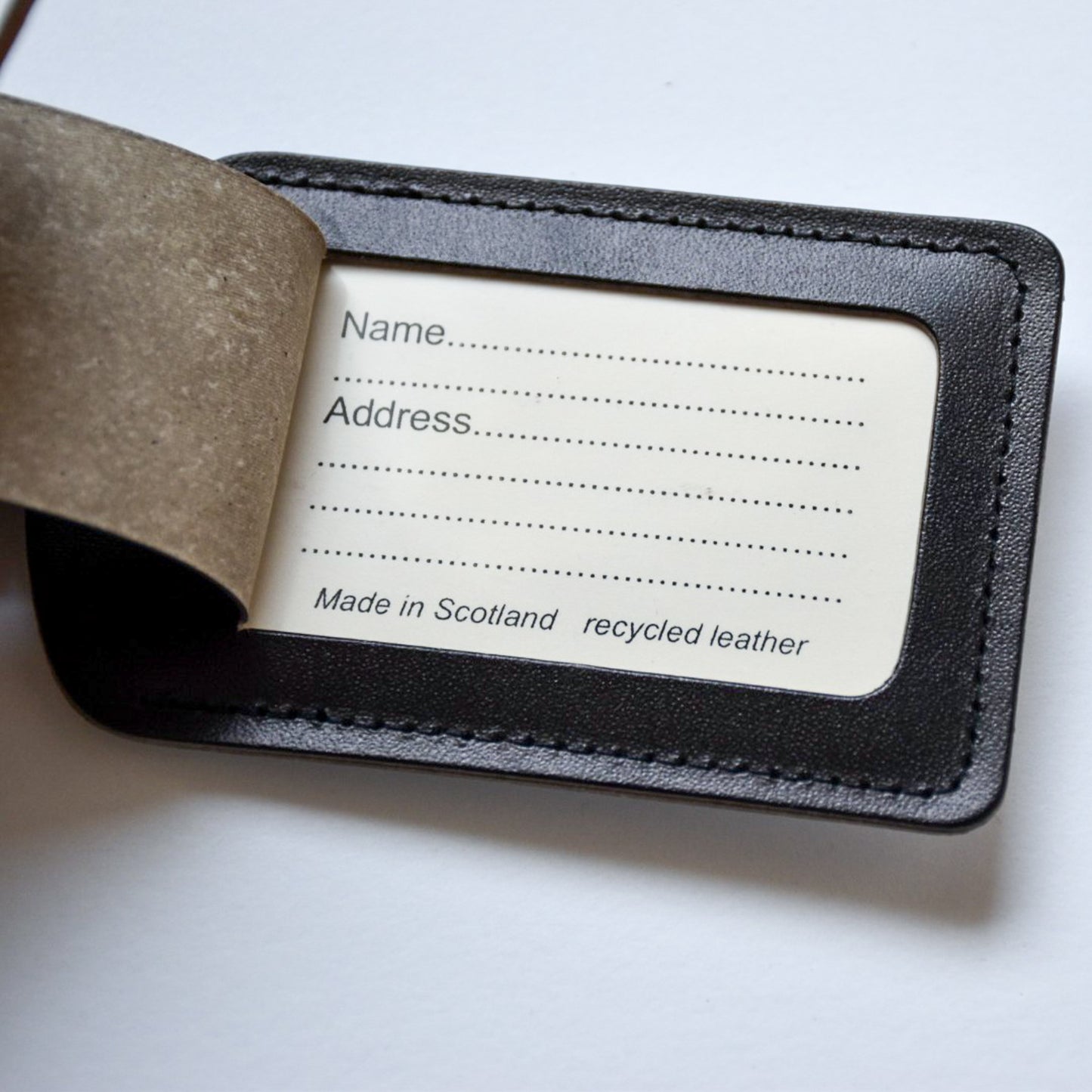 Leather Luggage Tag