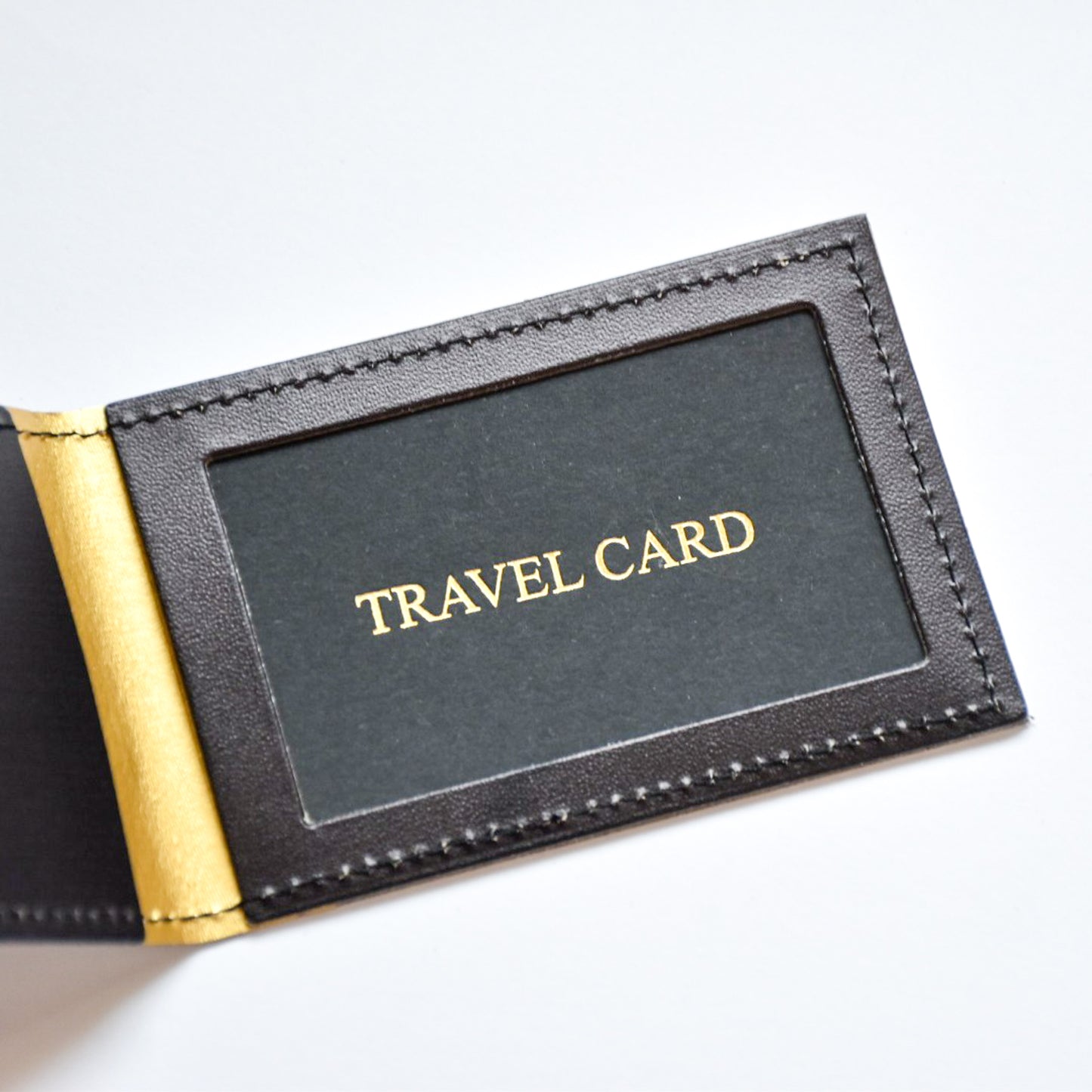 Leather Travel Card Holder