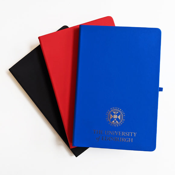 A5 Foil Crest Notebook in Blue