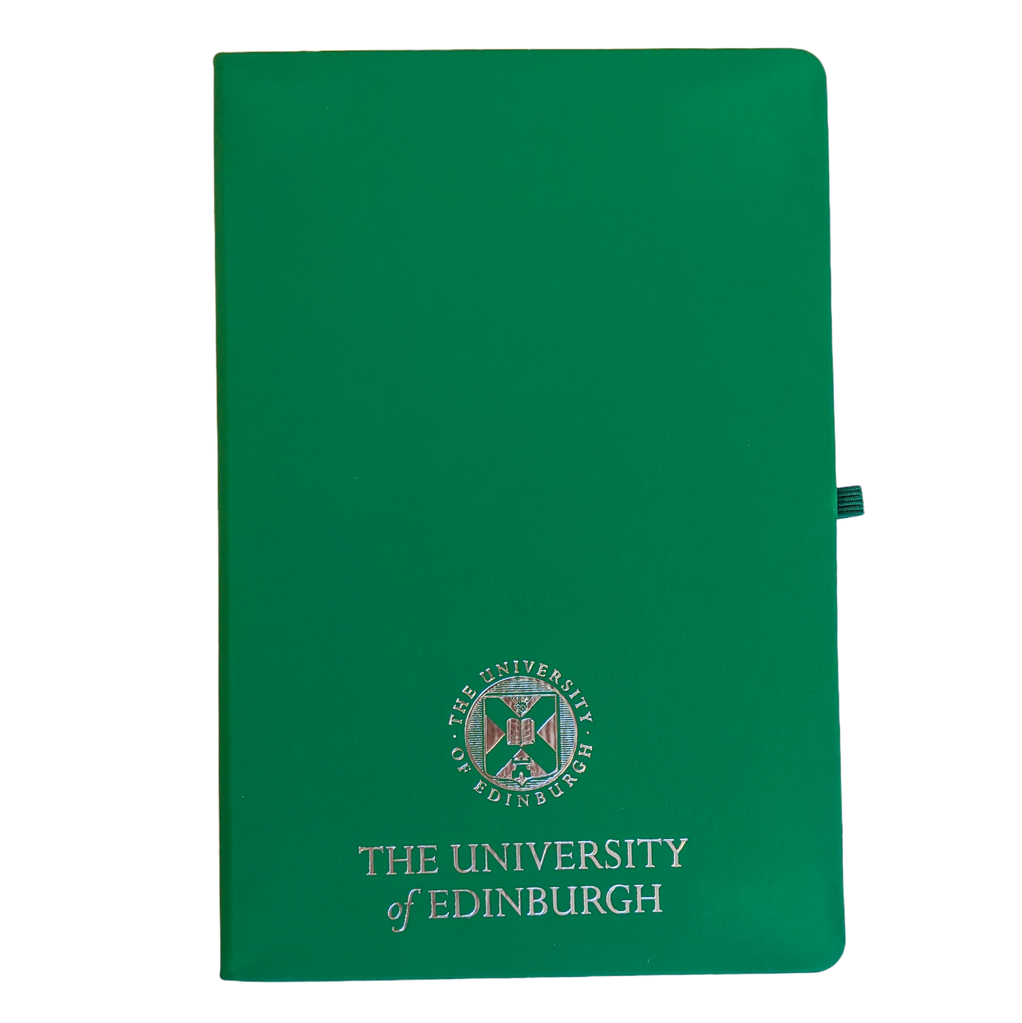 A5 Foil Crest Notebook in Green